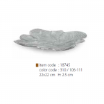 item code : 18745 color code : 310 / 106-111 22x22 cm H: 2.5 cm